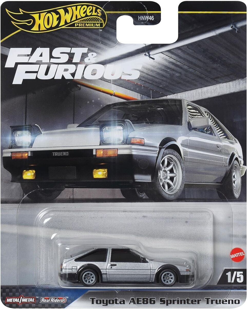 Hot Wheels Premium Fast And Furious Toyota Ae86 Sprinter Trueno The